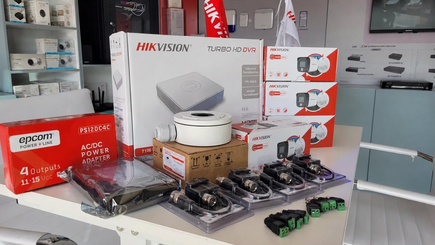Kit de 4 cámaras Hikvision completo