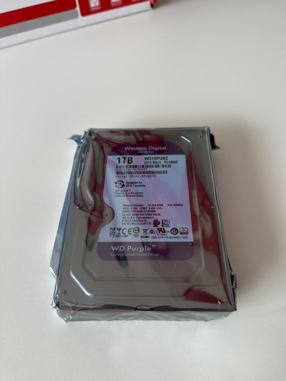 Disco duro WD Purple 1 TB